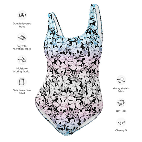 Transgender Pride Aloha One-Piece Swimsuit